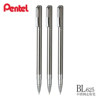 1 Piece Japan Pentel BL625 Stainless Steel Gel Ball Pen 0.5mm Gel Pen Metal Pen Tip Exquisite Business Signature