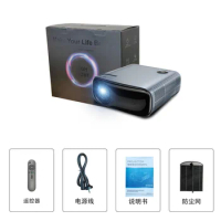 A70 projector commercial office supports 4K high brightness LED screen Android voice mini home projector