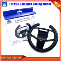 For PS5 Games Accessories Racing Steering Wheel Durable Game Remote Controller Driving Handle For PlayStation 5 PS5 Gamepads