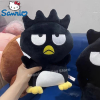 Sanrio Bad Badtz-maru Plush Toy Anime Cartoon Black Penguin Doll Large Stuffed Plushie Blanket Home Sofa Pillow Xmas Kids Gift
