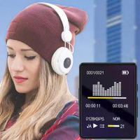 Portable Mp3 Player Bluetooth Hifi Stereo Music Player Mp4 Mp3 Player Screen 1.8inch Playback Mini Walkman Student Vi R0c4