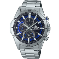 CASIO EDIFICE 太陽能運動腕錶-EFS-S610D-1/藍x黑
