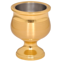 素面光身杯佛教用品供水杯供佛杯佛佛前佛堂供杯圣水杯純銅凈水杯