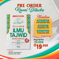 Buku Pelajaran Ilmu Tajwid Bergambar Dr. Aiman Rusdyi Suwaid PQS Sumber Ilmu