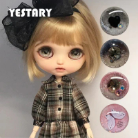 YESTARY Eyes For Toy Blythe BJD Doll Accessorie Anime Eyes Handmade Drop Glue Eye For Dolls Crafts Magnet Eye Pieces Blythe Doll