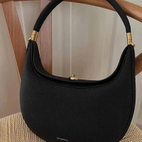 Songmont 2024 New Crescent Bag Designer Lady Single Shoulder Underarm Bag Women Luxury Solid Color Handbag Half Moon Bags