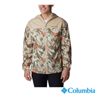 Columbia 哥倫比亞 男款-UPF40防潑水風衣-卡其 UWE87770KI (2023春夏)