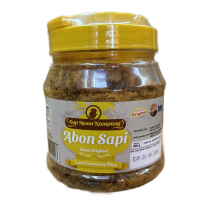 Snackkings Abon Sapi Asli Daging Cap ikan lohan dan Cap ayam Kampung Kemasan Toples