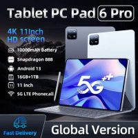 Tableta PAD 6 PRO versión Global, dispositivo con Android 12, 11 pulgadas, 16GB + 1T HD, Snapdragon 888 10 núcleos, 5G, Tarjeta