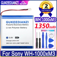 GUKEEDIANZI Replaces 1350mAh SM-03 SP624038 Battery For Sony WH-1000XM3 WH-1000MX4 WH-XB900N WH-CH710N Headset Batterie Accumula