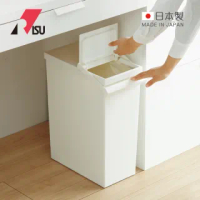 【日本RISU】日本製可分類按壓掀蓋式垃圾桶-附輪-30L(TOSTE 廚餘 分類 回收桶 垃圾分類桶)
