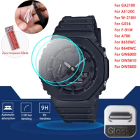 2Pcs 9H Tempered Glass Screen Protector For Casio G Shock GA2100 DW5600 DW-6900/7900 GW-6900/7900 GM-6900 GDX-6900 G-6900/7900