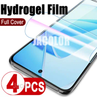 4PCS Soft Hydrogel Film For Xiaomi Redmi 12 5G 11 Prime For Redmi11 Redmi11Prime Redmi12 5 G 11Prime Water Gel Screen Protector