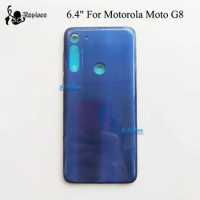 6.4" For Motorola Moto G8 XT2045 Back Battery Cover Door Housing case Rear Cover parts