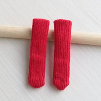 全城熱賣 - 針織門把手保護套冬季單元門入戶門窗戶拉手套防磕碰臥室門把鎖墊純色紅色8個裝