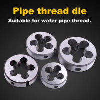 1PC G1/2 G1/4 G1/8 G3/8 Alloy Steel Round Threading Die Standard Pipe Right Thread Die For Water Pipe Thread for Metal Mold