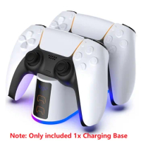 Charger For Sony PlayStation5 Wireless Controller Type-C USB Dual Fast Charging Cradle Dock Station For PS5 Gamepads Accessories