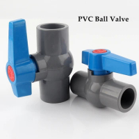 ID 20/25/32/40/50/63mm PVC Pipe Ball Valves Water Irrigation System Drainage Tube Quick Valve Water Pipe Connector Fittings