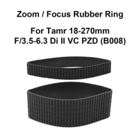 Lens Zoom Grip Rubber Ring / Focus Grip Rubber Ring Replacement for Tamron 18-270mm F/3.5-6.3 Di II VC PZD (B008)