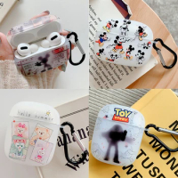 TPU Earphone Cover For Airpods 1 2 3 Generation Pro Pro2 Headset Protective Case with Hook Disney Toy Story Mickey Minnie Duffy
