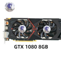 CCTING Graphics Card GTX 1080 8GB Gaming GPU GDDR5X 256bit PCI Express 3.0×16 8Pin GeForce GTX1080 8G Video card For Desktop