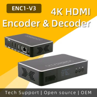 [ENC1V3] HDMI Encoder Decoder 4K30 1080P NDI HX SRT RTMP RTSP Live Stream IPCam