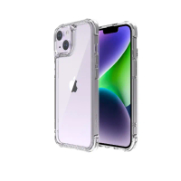 【ABSOLUTE】iPhone 14 6.1吋 LINKASEAIR軍規防摔抗變色大猩猩玻璃掛繩保護殼(不思議淨透)