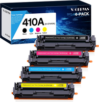 410A เข้ากันได้ตลับหมึกเปลี่ยนสำหรับ HP 410X CF410A CF411A CF412A M452nw สำหรับ M477fdw M477fdn M452