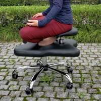Soul Seat Office Chair for Cross Legged Sitting Stool Office Furniture Ergonomic Kneeling Posture Thick Cushion Seat Chair