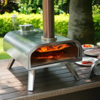 Large outdoor pellet pizza oven, traditional Italian kiln, barbecue, rotisserie, villa home pizza oven