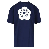 【KENZO】女款 BOKE FLOWER 2.0 寬鬆版 短袖T恤-藍色(XS號、S號、M號)