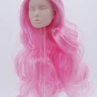 Fashion Royalty Poppy Parker Pink Hair Reroot Unpaint Face 1/6 Scale Doll Head