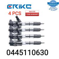 4 PCS 0445110630 Diesel Injector Parts 0 445 110 630 Jet Injector 0445 110 630 Standard Fuel Inejctor for JMC Collection