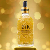 Thailand UAU 24K Gold Face Serum 100ml Replenishment Moisturize Nourishing Shrink Pore Brighten Skin Care Firming Facial Essence