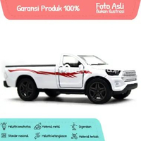 Diecast Mobil Miniatur Metal Besi Bisa Buka Pintu Koleksi Mobil Sedan Sport SUV Pick Up Pick up Puti