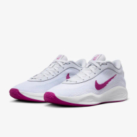 【NIKE 耐吉】籃球鞋 男鞋 運動鞋 編織 緩震 G.T. HUSTLE ACADEMY EP 灰白桃 FJ7808-004