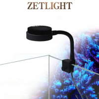 zetlight Marine Aquarium LED light Coral SPS LPS Aquarium Sea Reef Tank Metal tube Adjustable Angle For 30-50CM Sea tank LED