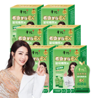 【華陀扶元堂】龜鹿雙寶葡萄糖胺飲EX-輕巧包6盒組(10包/盒;陳美鳳代言-專利II膠原蛋白/年節禮盒/送禮)