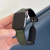 Silicone Bands For Apple Watch Strap 9 8 7 45mm 41mm 40mm 42mm 44mm 49 Magnetic Buckle Bracelet iWatch Ultra SE Series 6 5 4
