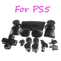 1set Full Set buttons Joysticks caps D-pad R1 L1 R2 L2 Direction Key ABXY ButtonsFor Sony PS5 Controllers