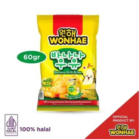 Makanan Ringan Snack Mujigae Wonhae Rice Cake Banana Milk Bites 60 Gr, Topokki 80 GrCreamy Rose, Che