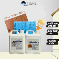 Bộ Sản Phẩm Sơn Cải Tạo Đồ Gỗ Cũ Màu Gỗ CD Mã BCD
