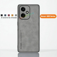 For Honor 400 5G Honor 400Pro 2025 Luxury Lambskin Leather Case Camera Protect Casing Shockproof Pho