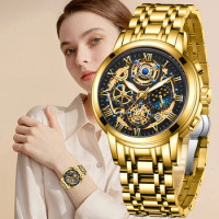 LIGE Women Watch Fashion Simple Women's Bracelet Watches Stainless Steel Band Quartz Wristwatch Waterproof Watch montre femme