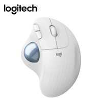 【商品下架】【Logitech 羅技】Ergo M575 無線軌跡球滑鼠 白色