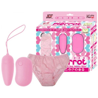 Pierrot 無線遙控跳蛋 (附送情趣內褲) - 黑