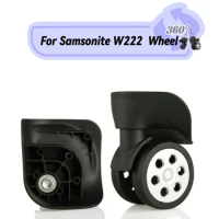 For Samsonite W222 Smooth Silent Shock Absorbing Wheel Accessories Wheels Casters Universal Wheel Replacement Suitcase Rotating