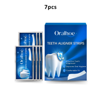 ORALHOE Teeth Aligner Strips 7pcs Orthodontics Straightening Guard Dental Managed To Restores Teeth