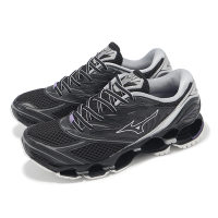 Mizuno 休閒鞋 Wave Prophecy LS 男鞋 女鞋 黑 銀 簍空 彈力 復古跑鞋 美津濃  D1GA2507-01
