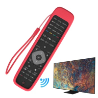 Protective Case For Philips SMART TV Remote Control Shockproof Silicone Cover Anti-Lost Washable Remote Case Replacement